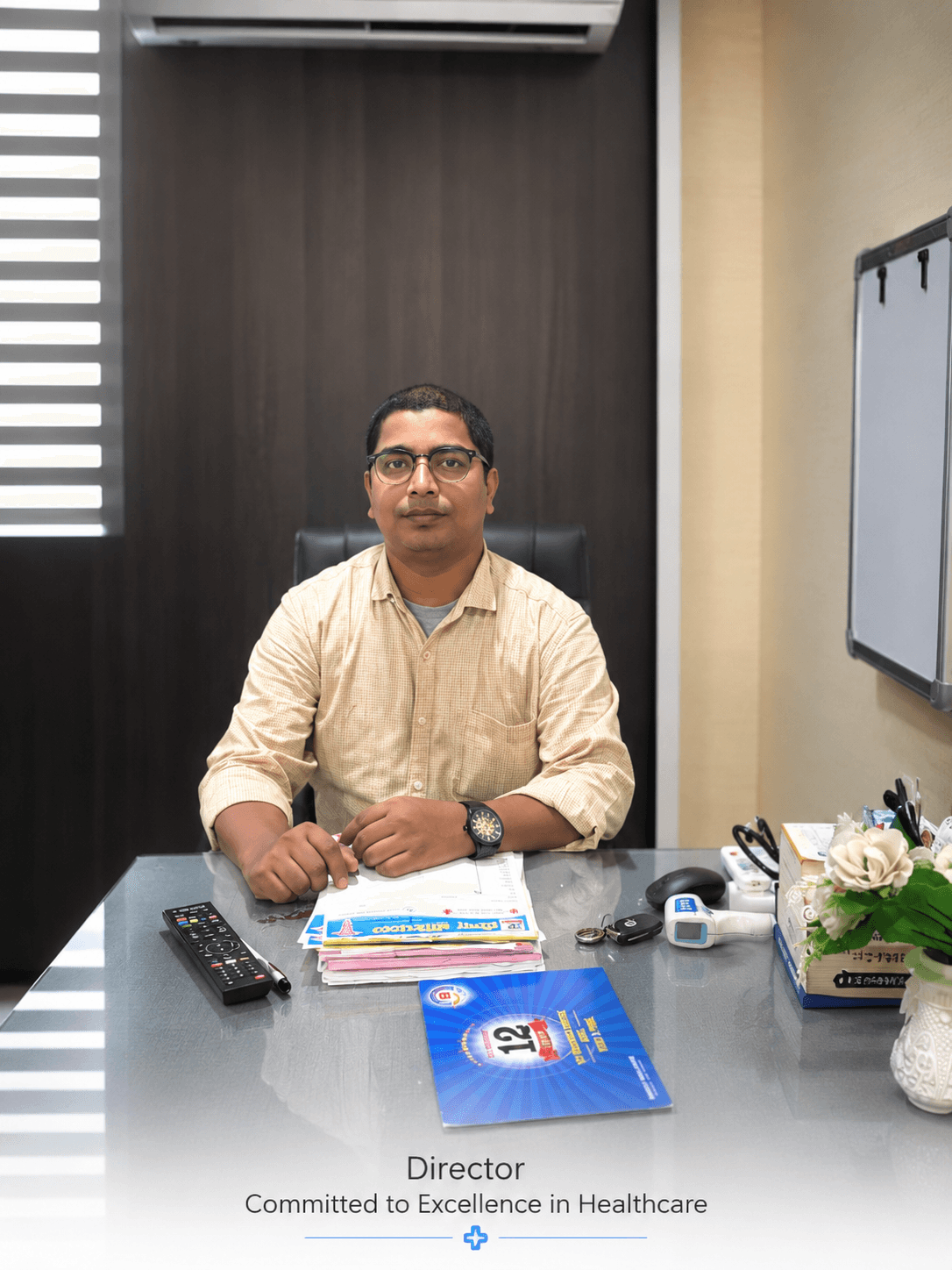 Dr. K. K. Dron, Director of Drona Hospital