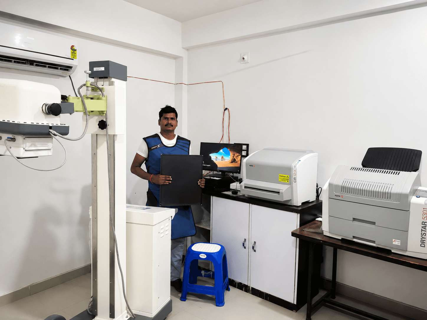 Digital X-ray diagnostic equipment at Drona Hospital